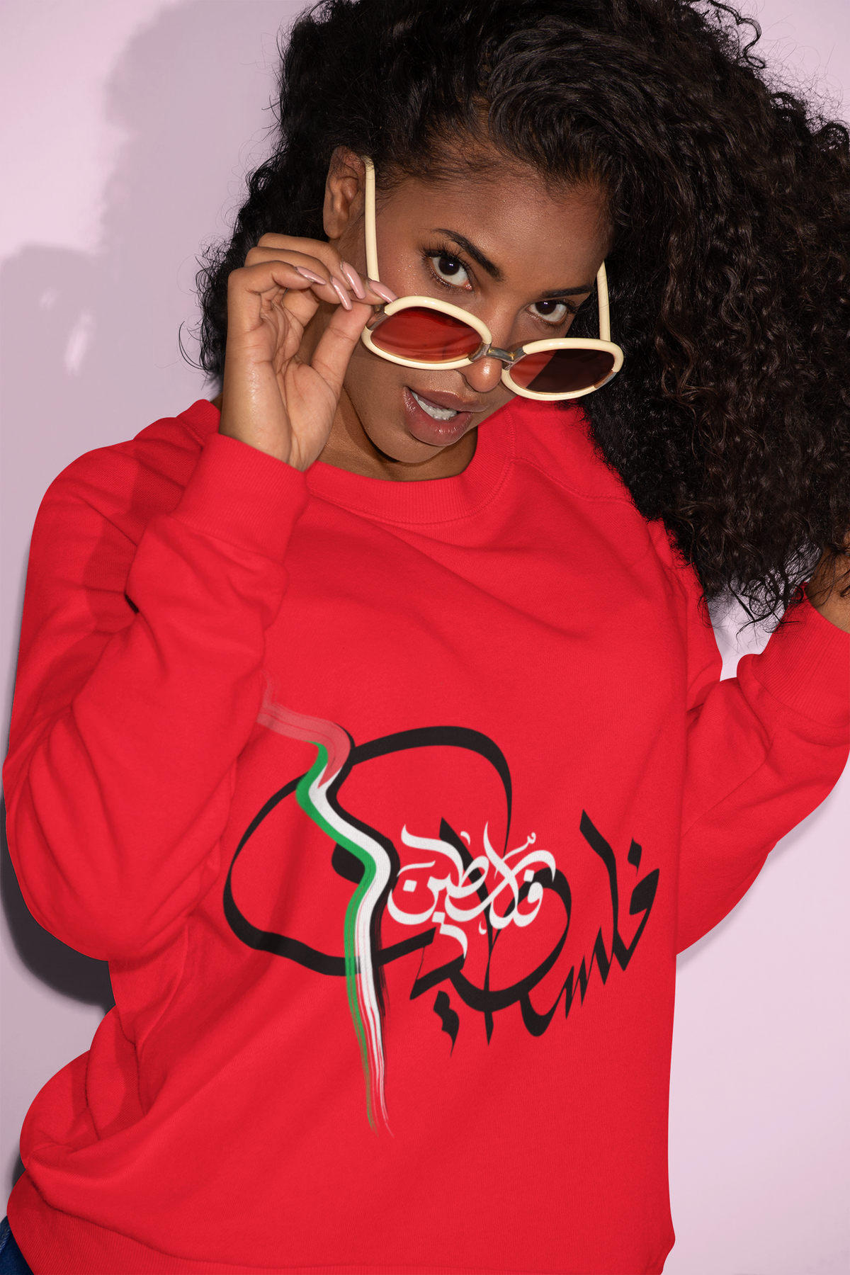 Women's Palestine Solidarity Sweatshirt | Graphic Pullover — Hunter & Havoc