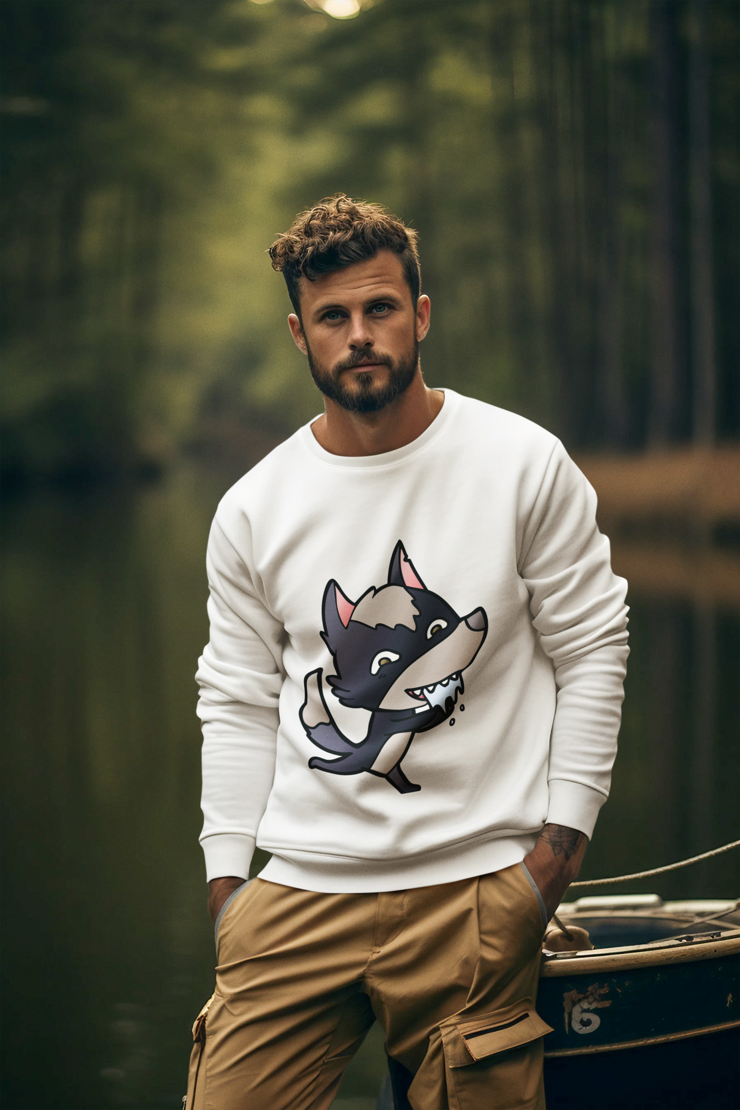 Funny Wolf Sweatshirt