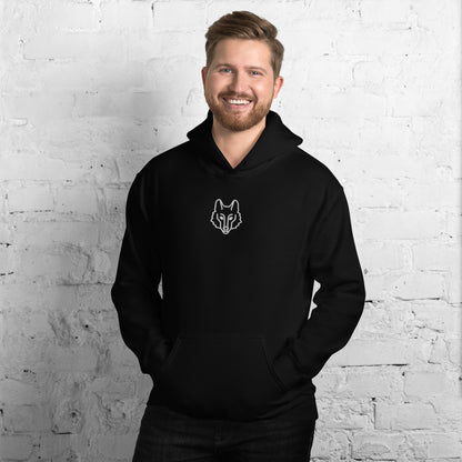 Men's Premium Wolf Emblem Hoodie – Soft, Stylish, and Ready for Adventure