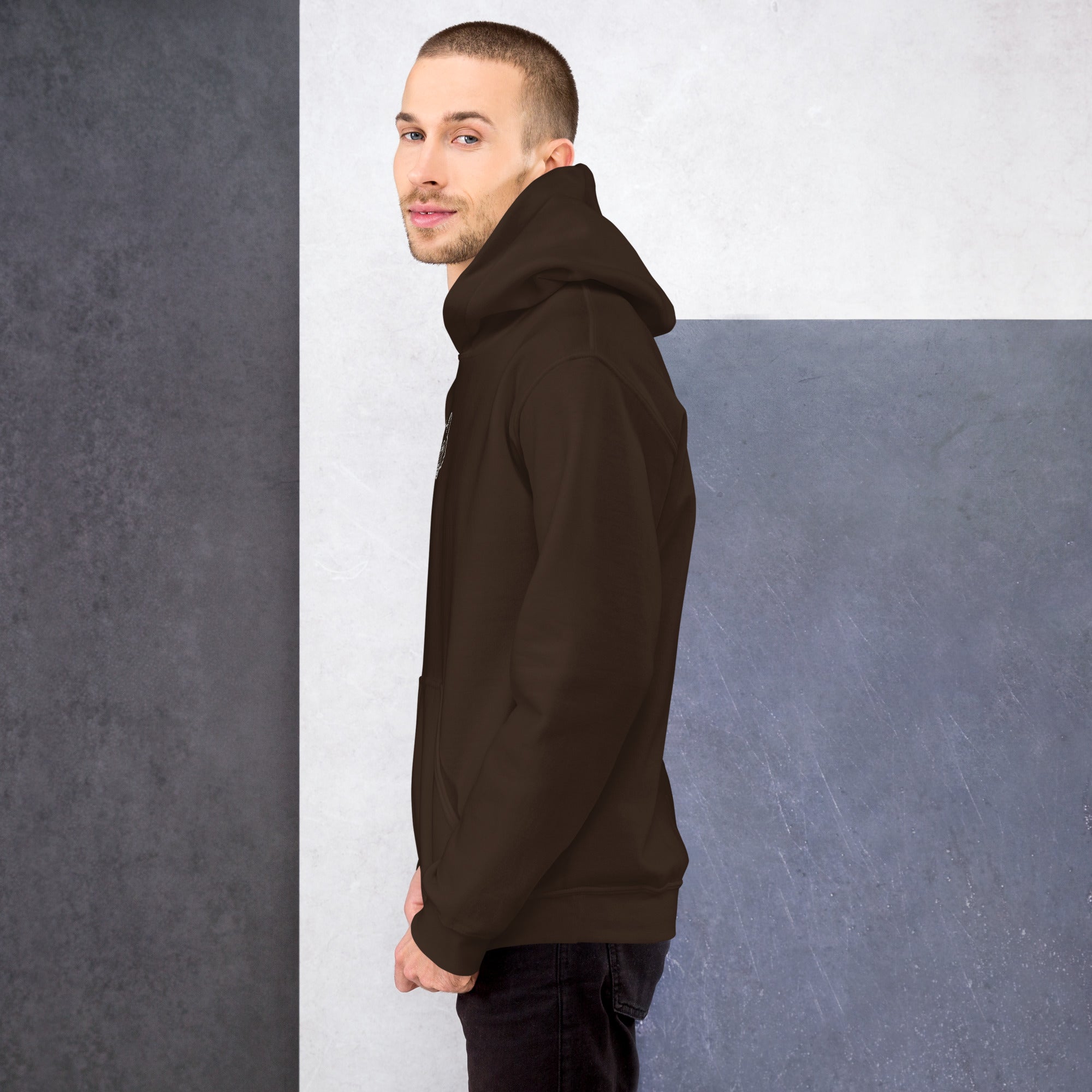 Wolf Emblem Hoodie | Premium Outdoor Streetwear — Hunter & Havoc