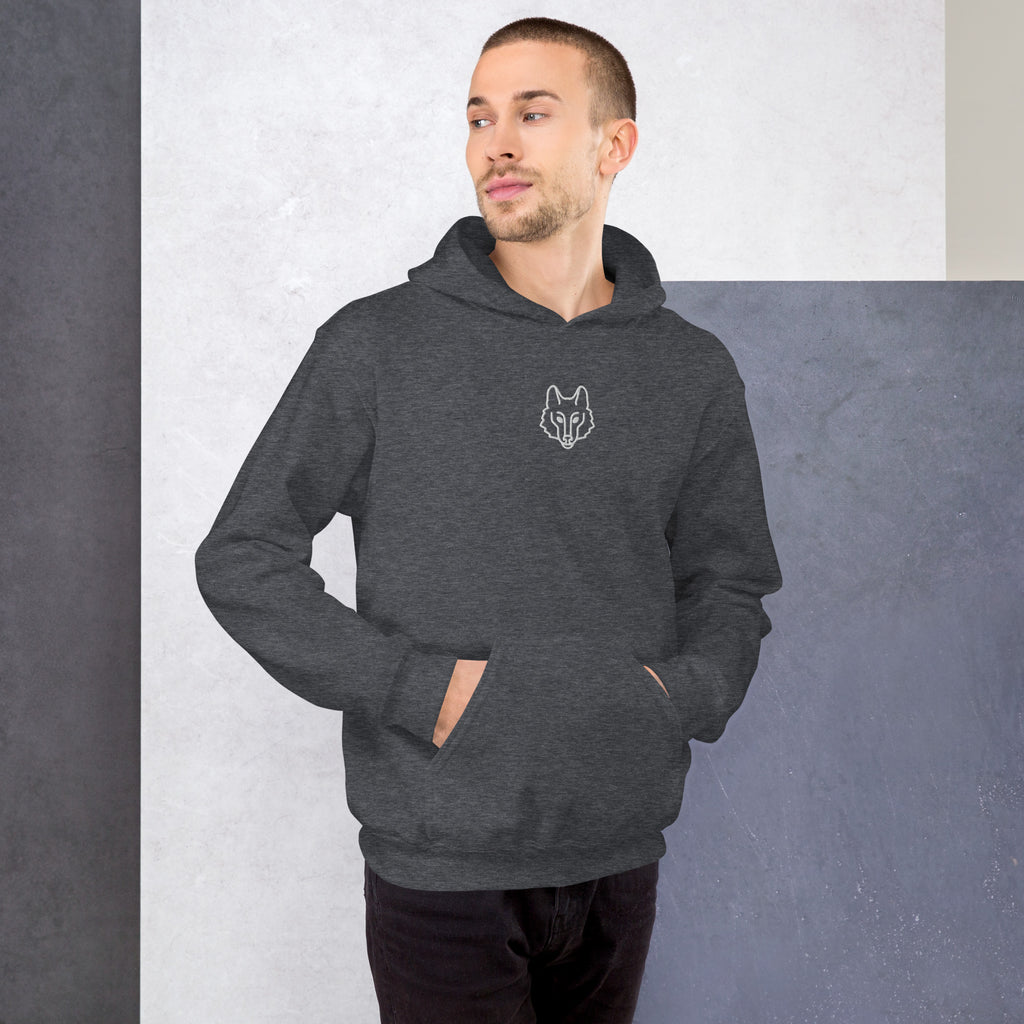 Wolf Emblem Hoodie | Premium Outdoor Streetwear — Hunter & Havoc