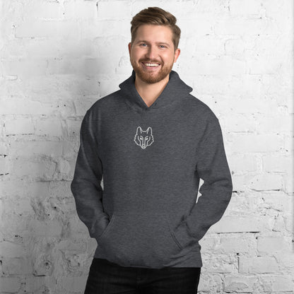 Men's Premium Wolf Emblem Hoodie – Soft, Stylish, and Ready for Adventure