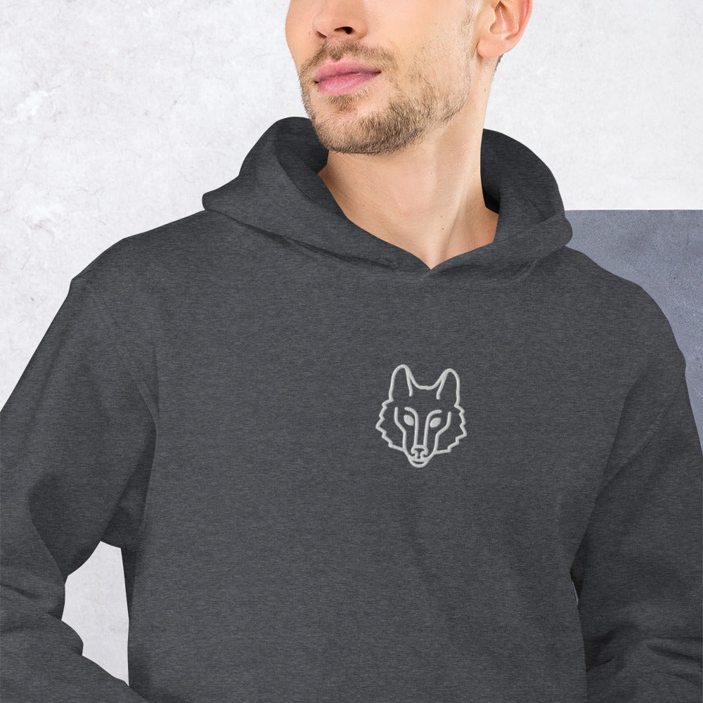 Men's Premium Wolf Emblem Hoodie – Soft, Stylish, and Ready for Adventure