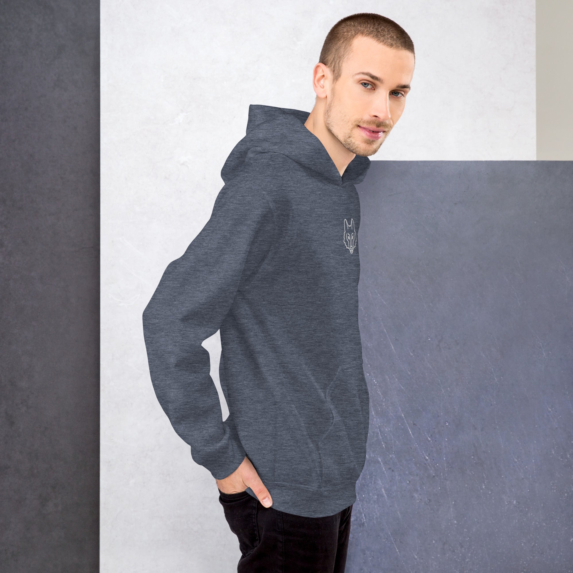 Wolf Emblem Hoodie | Premium Outdoor Streetwear — Hunter & Havoc