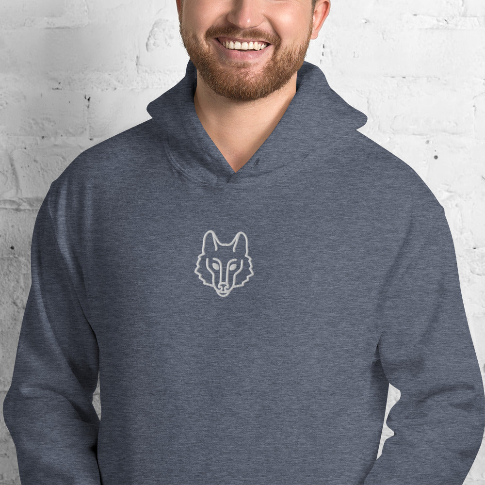 Men's Premium Wolf Emblem Hoodie – Soft, Stylish, and Ready for Adventure