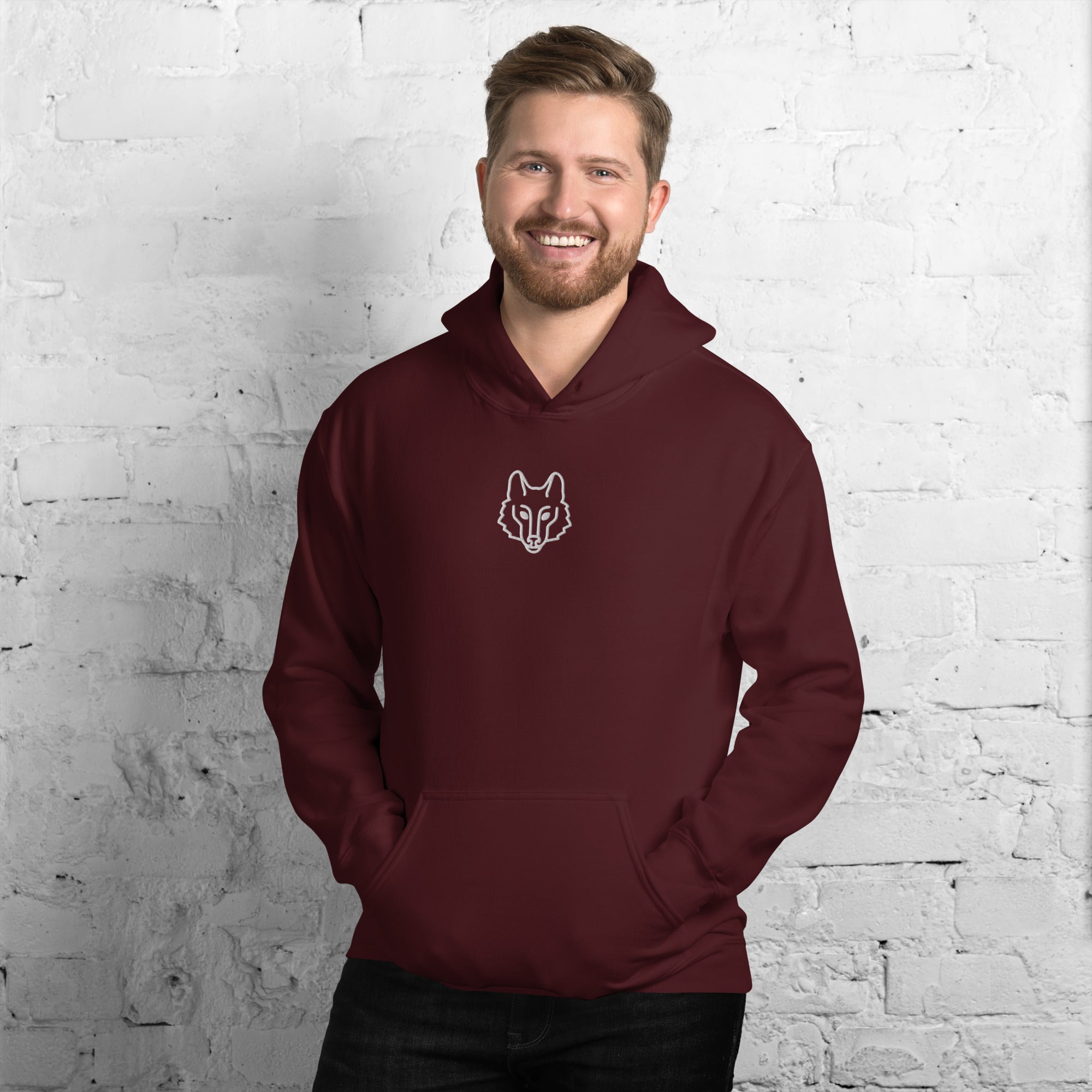 Wolf Emblem Hoodie | Premium Outdoor Streetwear — Hunter & Havoc