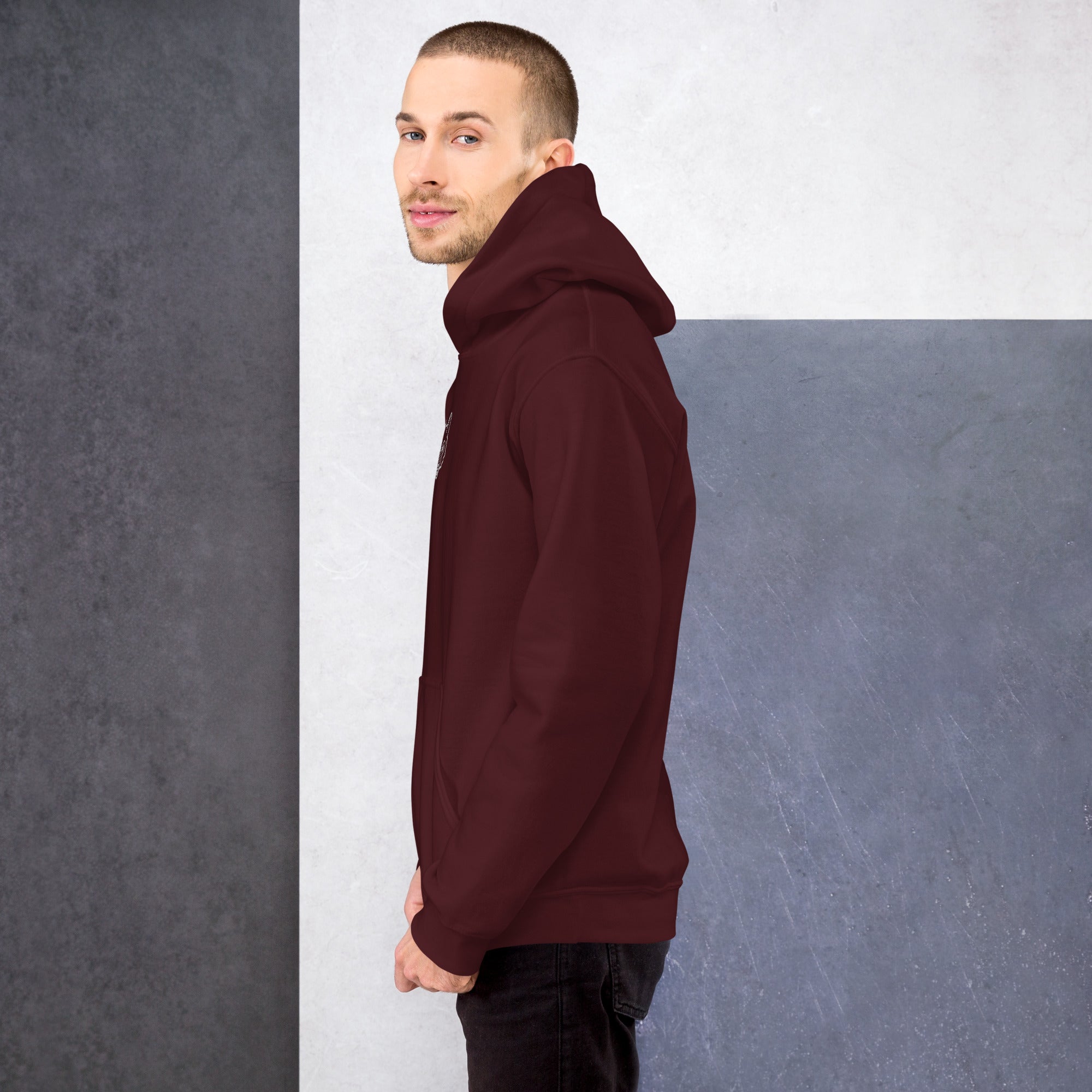 Wolf Emblem Hoodie | Premium Outdoor Streetwear — Hunter & Havoc