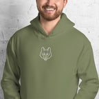 Wolf Emblem Hoodie | Premium Outdoor Streetwear — Hunter & Havoc