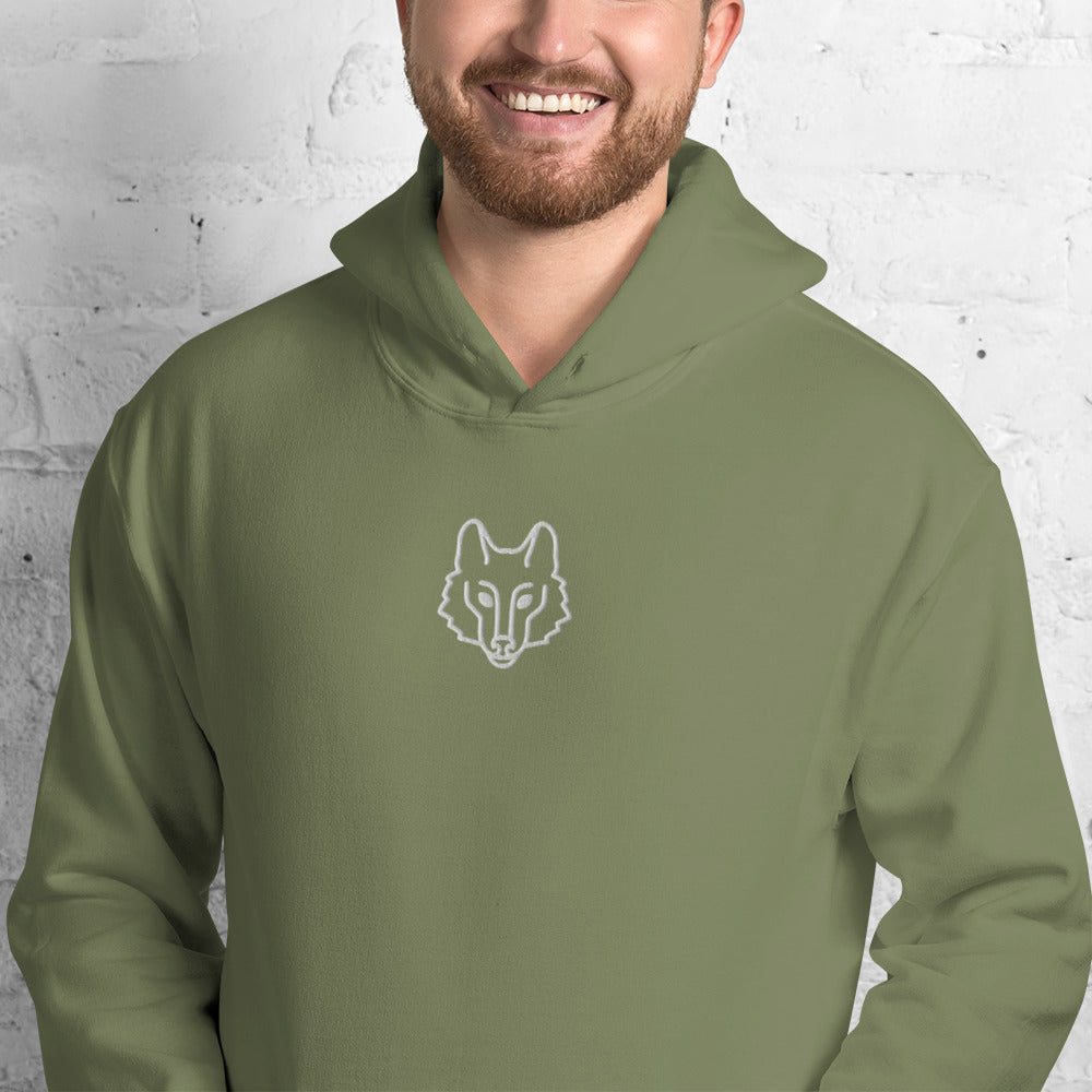 Men's Premium Wolf Emblem Hoodie – Soft, Stylish, and Ready for Adventure