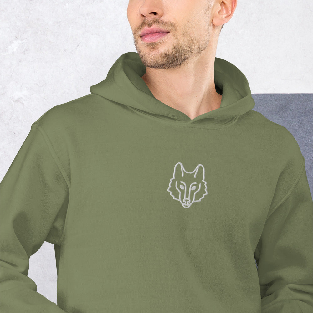 Men's Premium Wolf Emblem Hoodie – Soft, Stylish, and Ready for Adventure