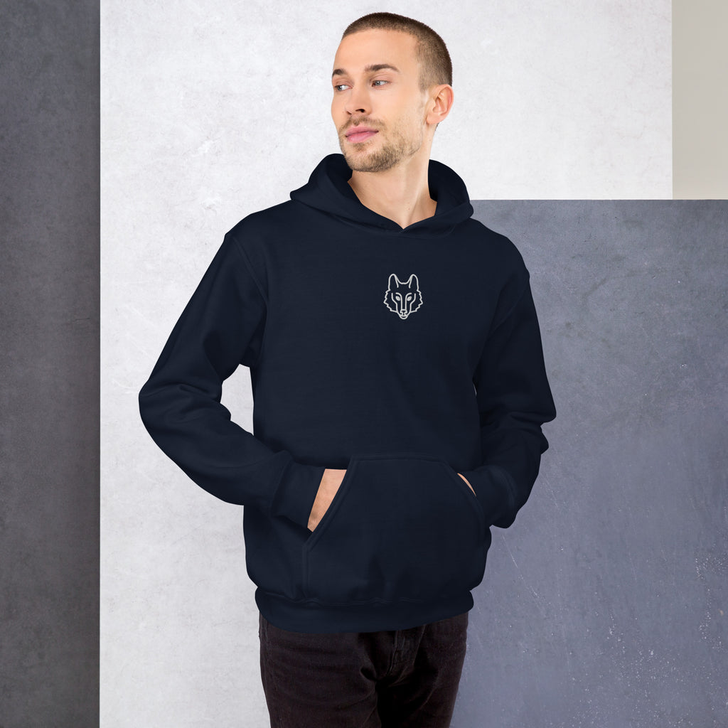 Wolf Emblem Hoodie | Premium Outdoor Streetwear — Hunter & Havoc