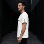 White left-side pose